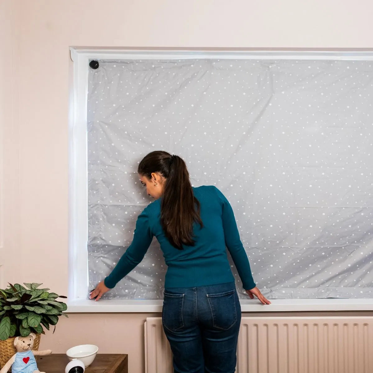 Blackout Blind, Starry Grey - The Toy Station