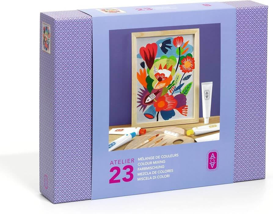 Djeco Atelier 23 – Abstract Canvas Painting Kit