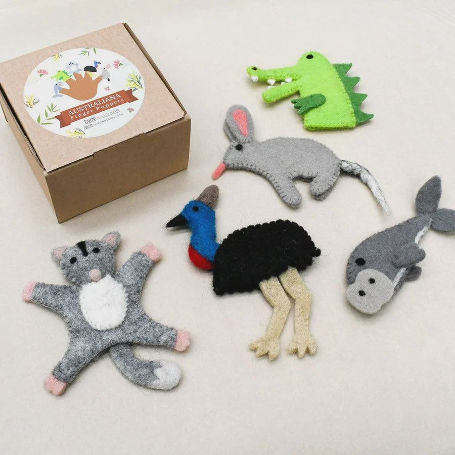 Australian Finger Puppets Set C