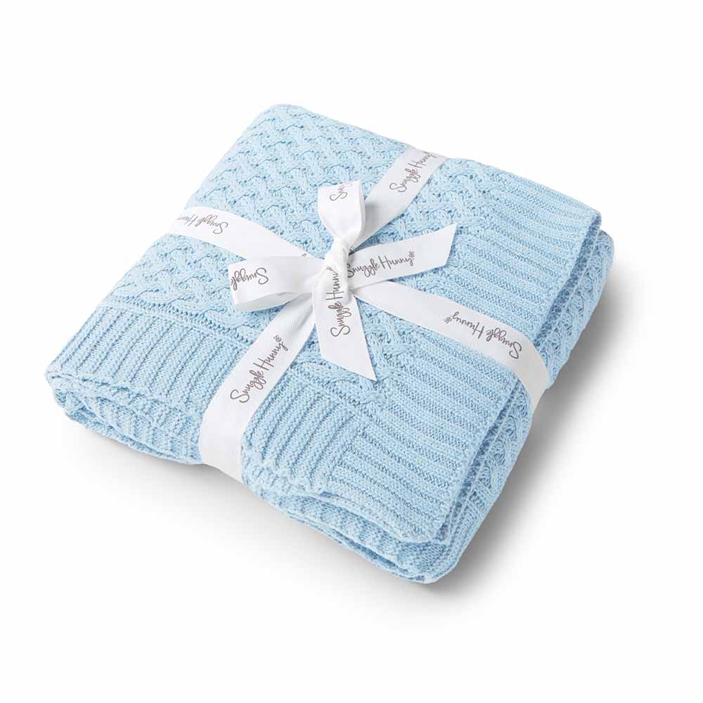 Diamond Knit Baby Blanket
