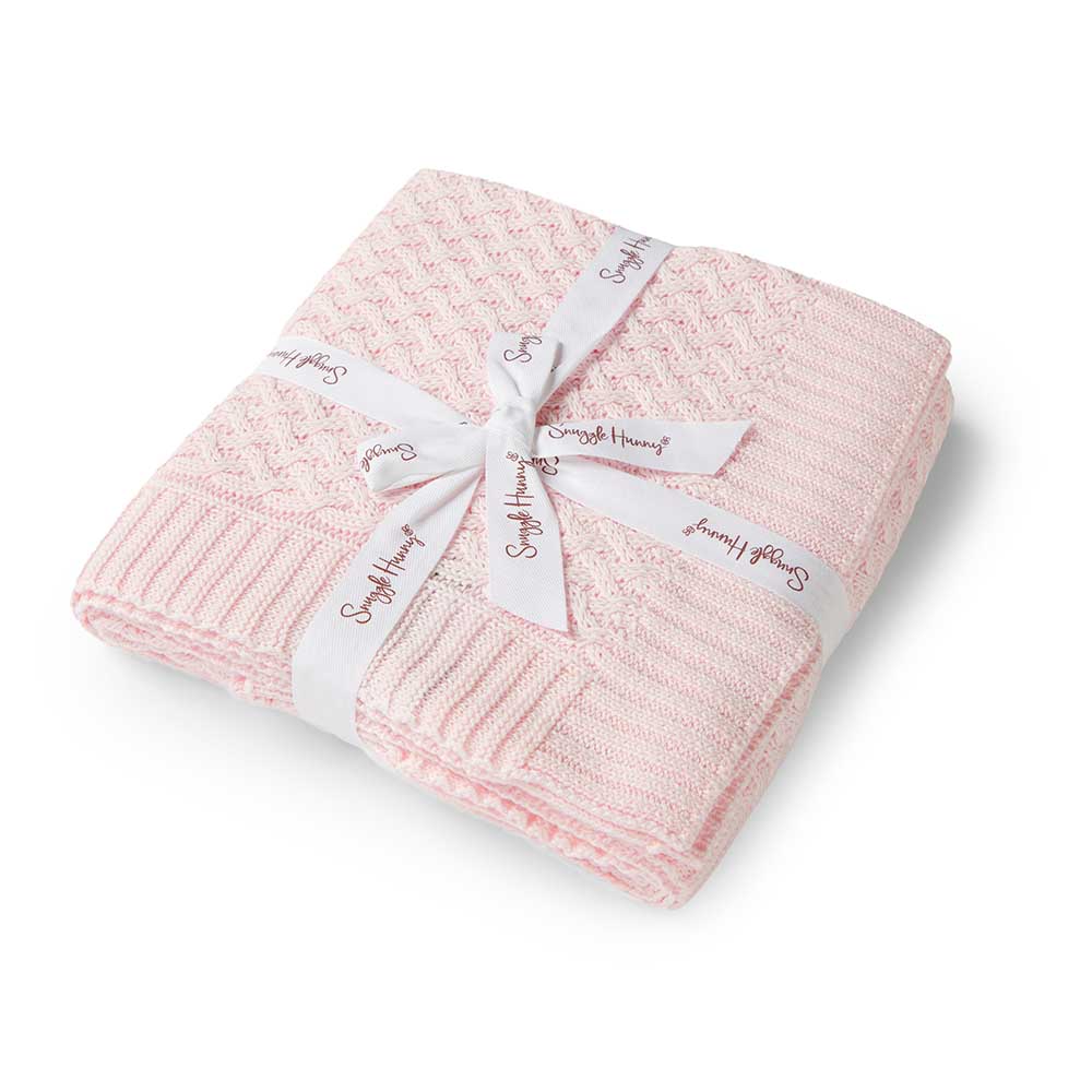 Diamond Knit Baby Blanket
