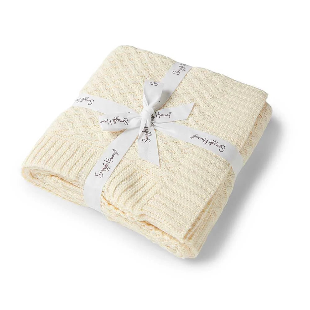 Diamond Knit Baby Blanket