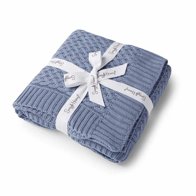 Diamond Knit Baby Blanket