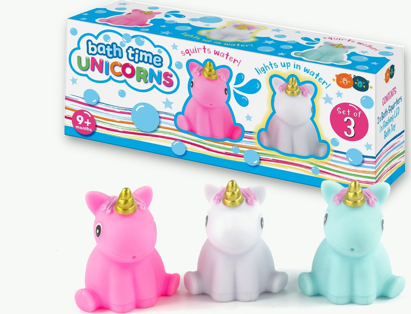 Buddy & Barney Bathtime Squirters LED - The Toy Station