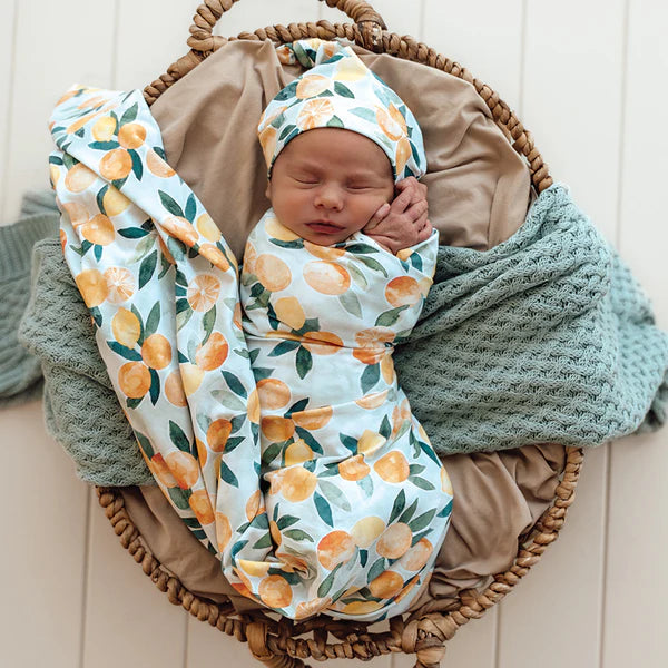 Stretch Cotton Baby Wrap Set