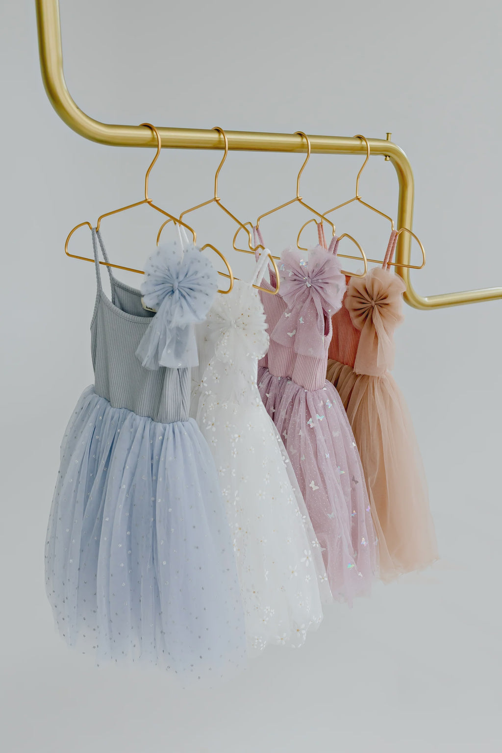 Ribbed Tulle Dress