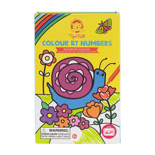 Colour By Number - Rainbow Garden - The Toy Station