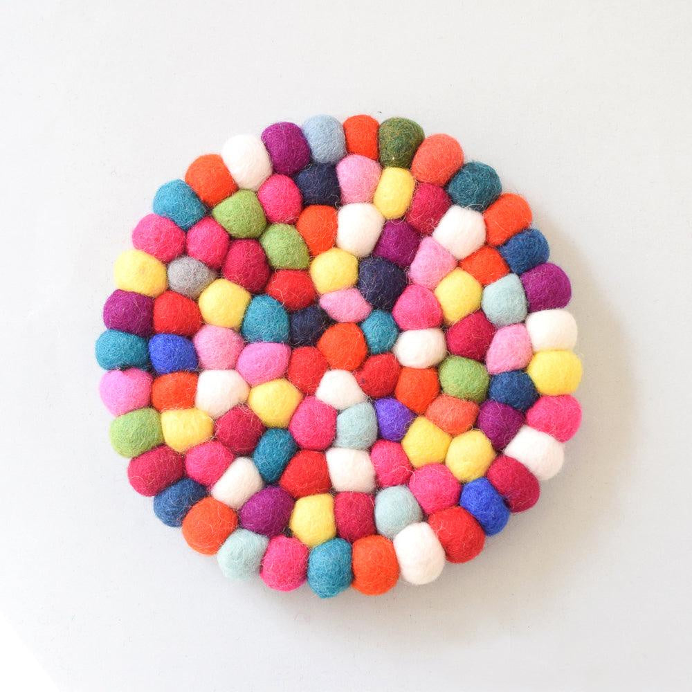 Teapot Trivet - Colourful 20cm