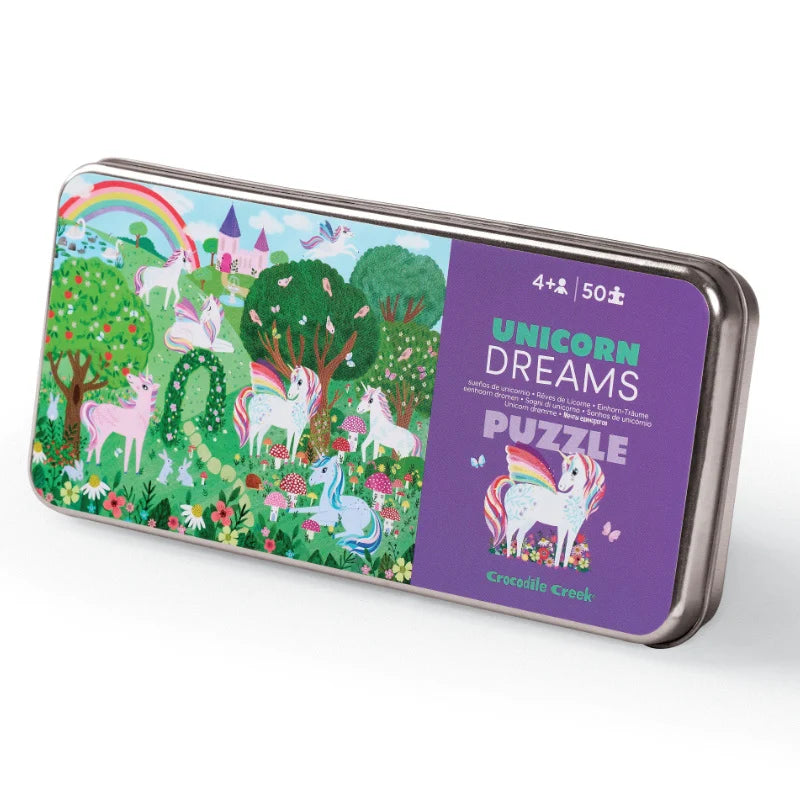 Crocodile Creek 50 pc Puzzle in a Tin - The Toy Station