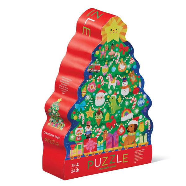 Classic Floor Puzzle 24pc - Christmas Tree - The Toy Station