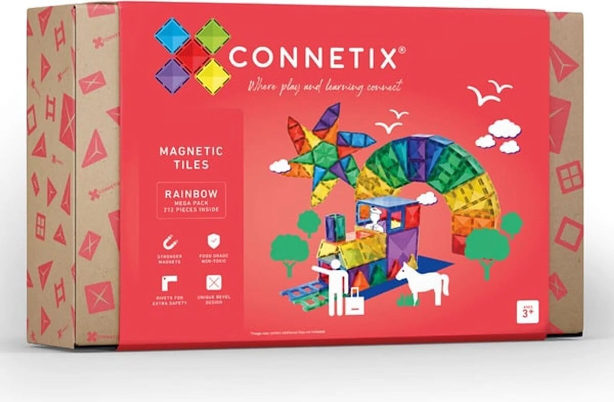 Connetix Rainbow Mega Pack 212 Pc - The Toy Station