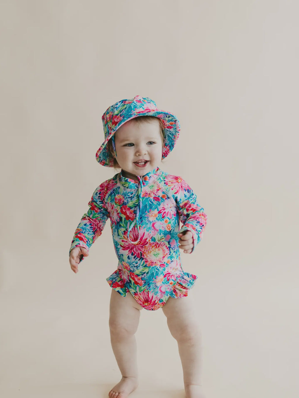 Girls Swimsuit | Garden Glow