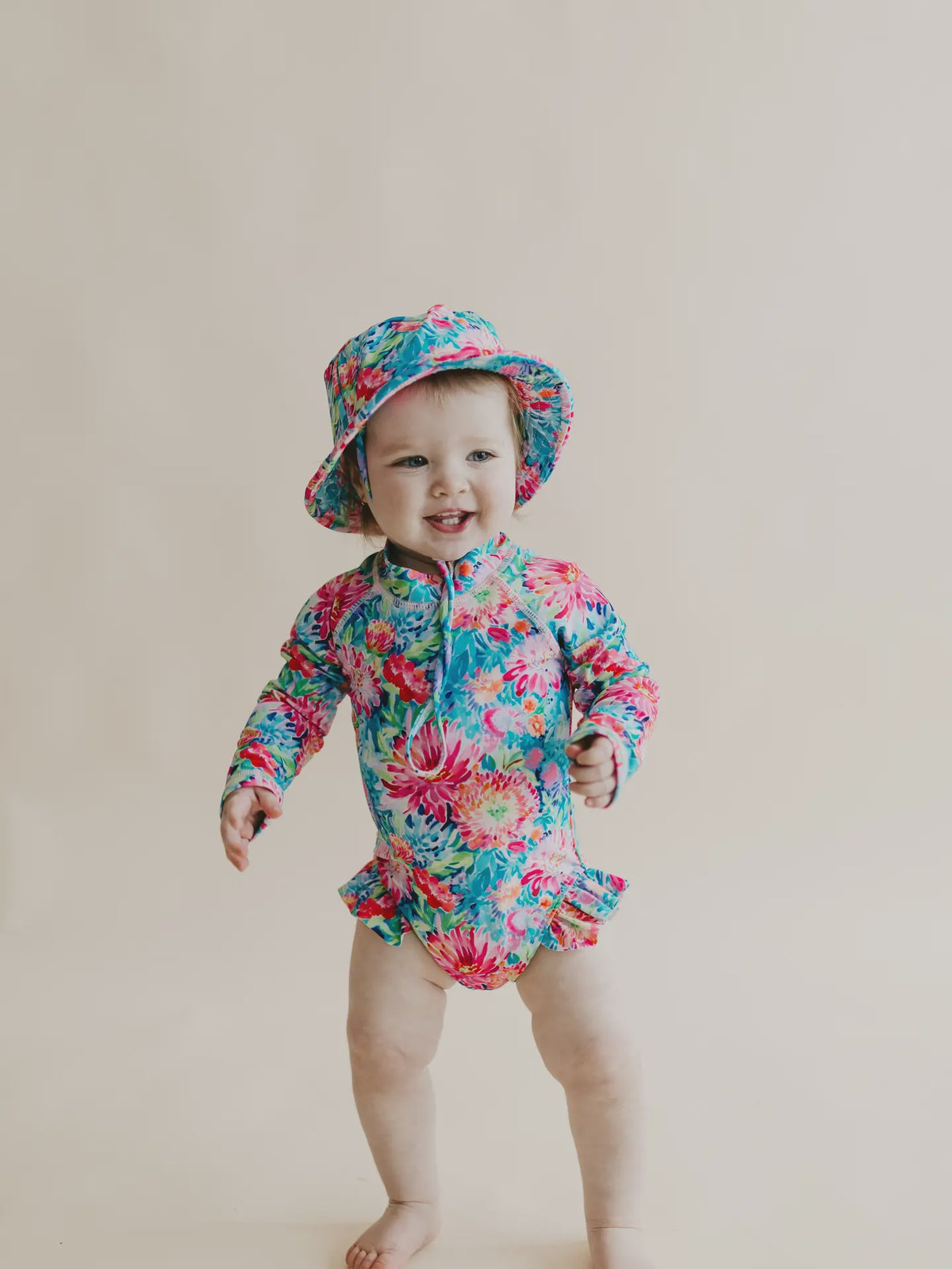 Girls Swimsuit | Garden Glow