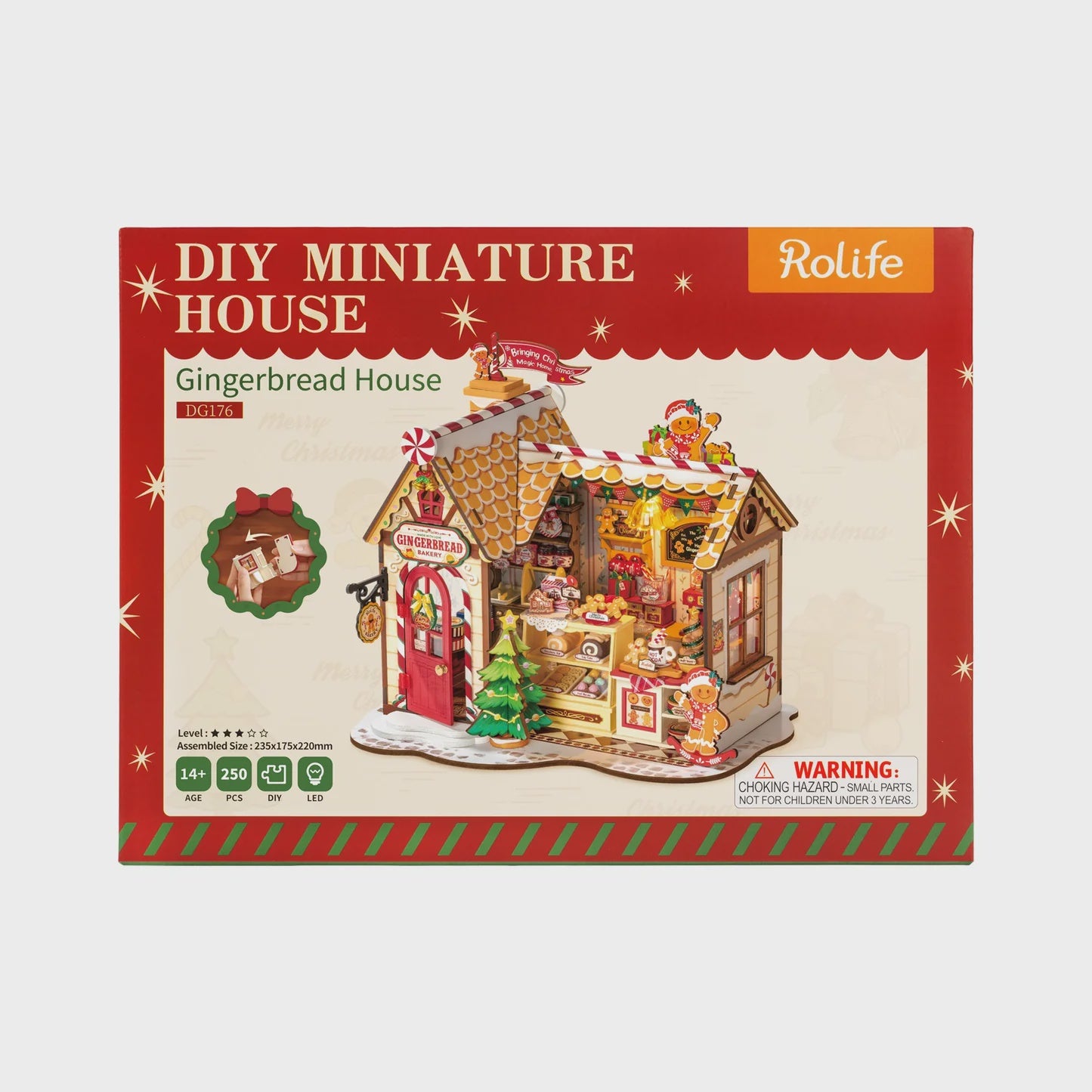 Rolife DIY Miniature House Gingerbread House