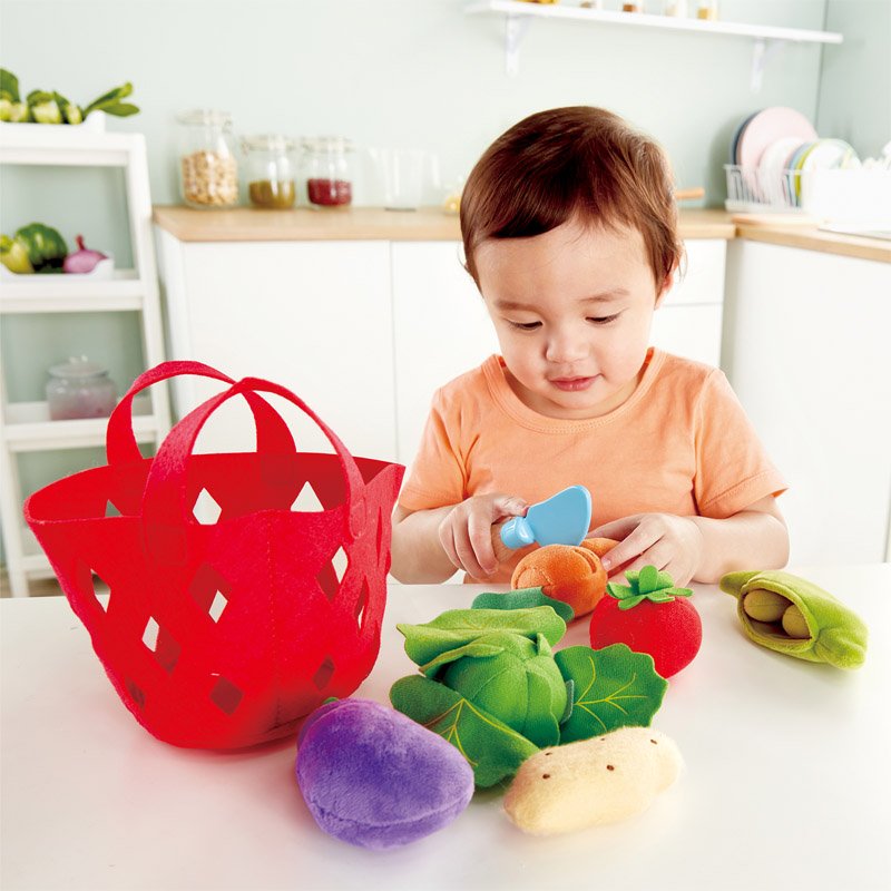 Hape Toddler Vegetable Basket - The Toy Station