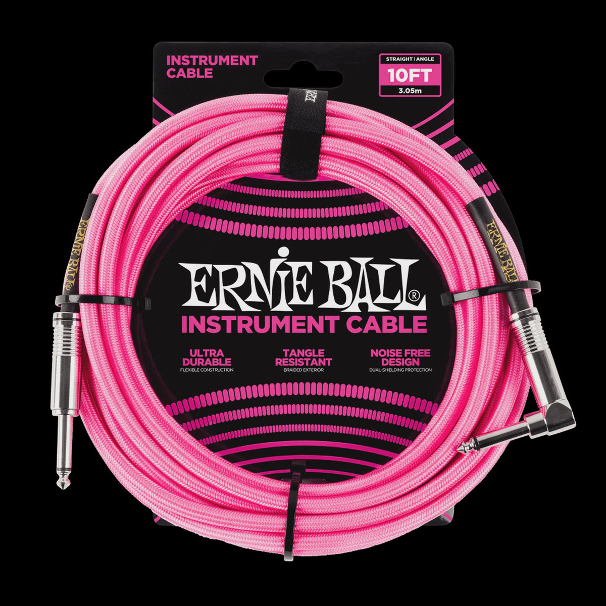 Ernie Ball Braided Instrument Cable 10FT
