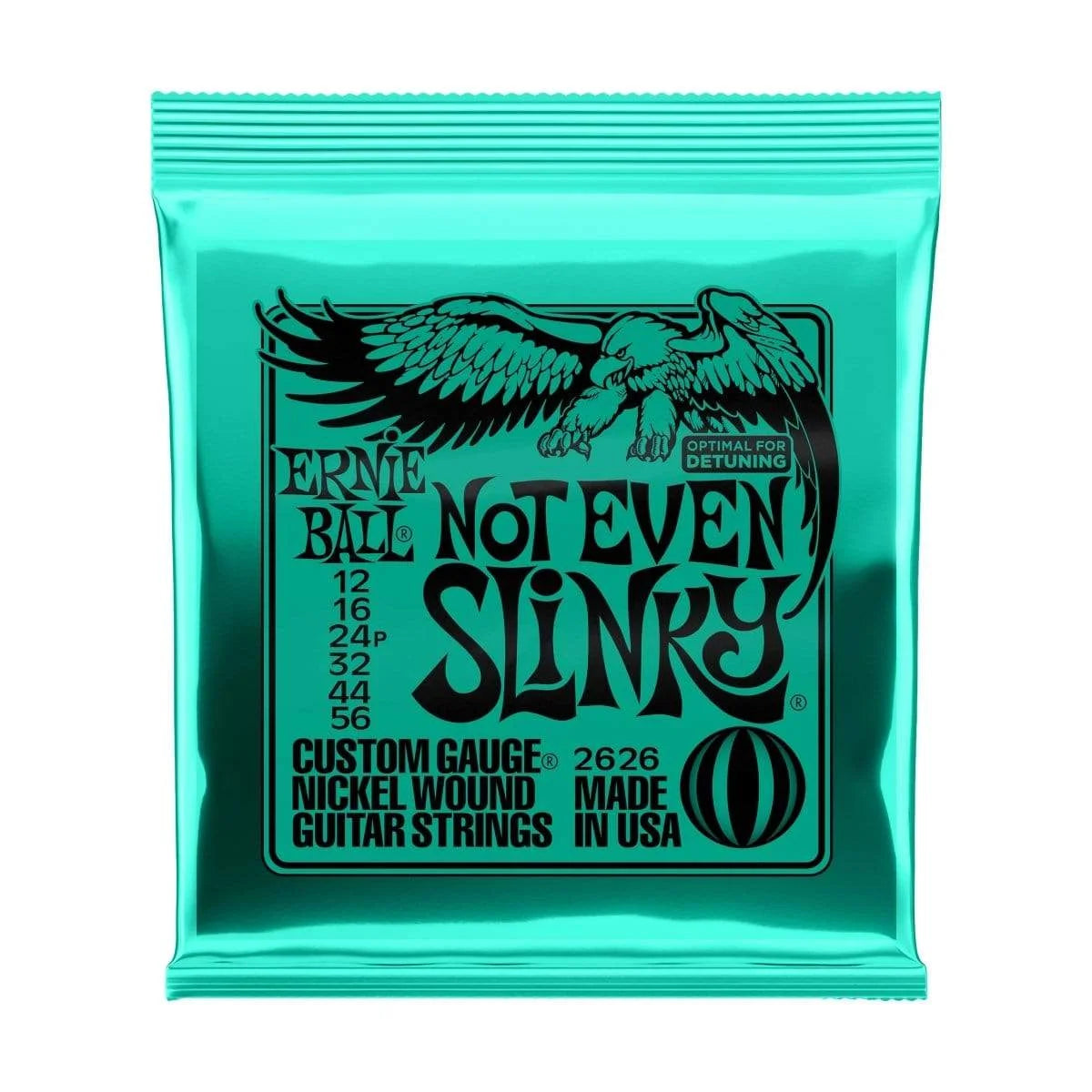 Electric Gtr Str Set 12/56 Not Even Slinky Teal