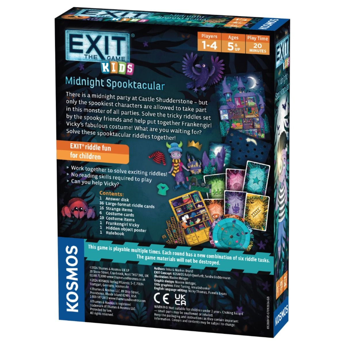 Exit the Game Kids Midnight Spooktacular Puzzle Game