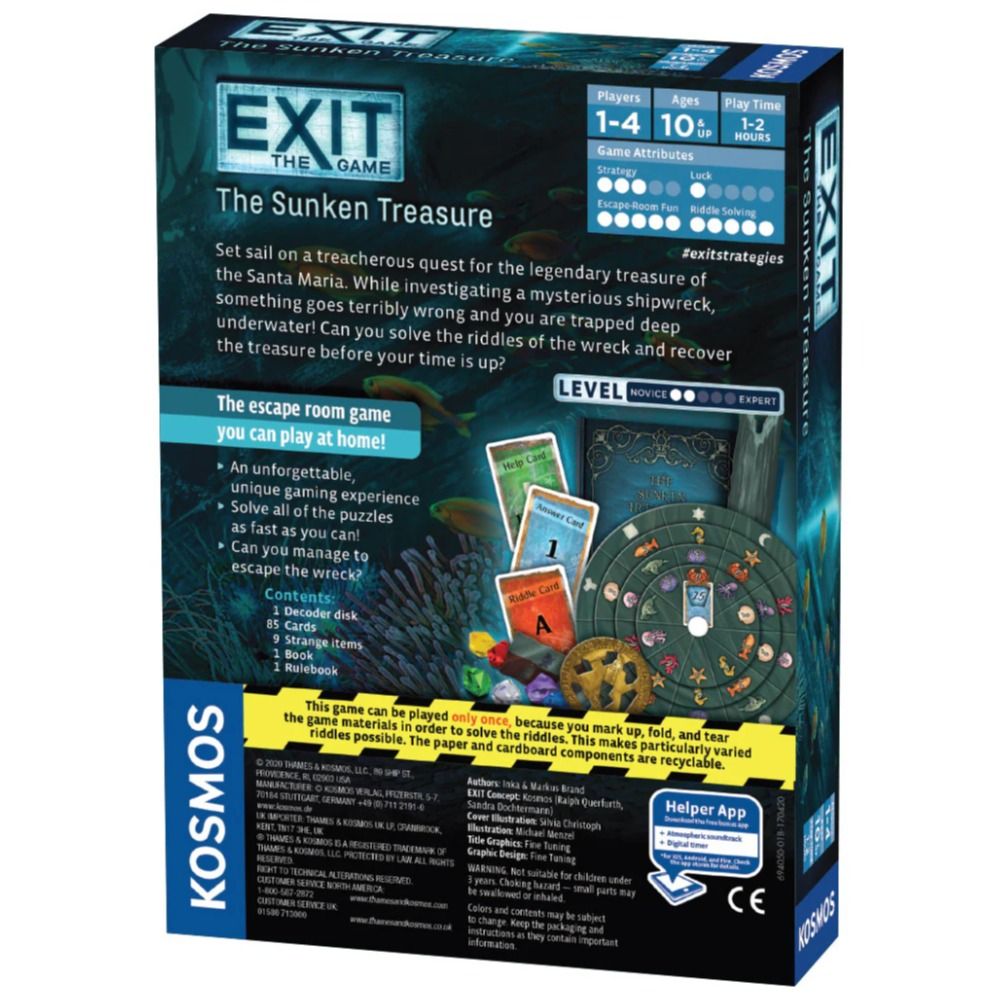 Exit The Game: The Sunken Treasure Puzzle Game