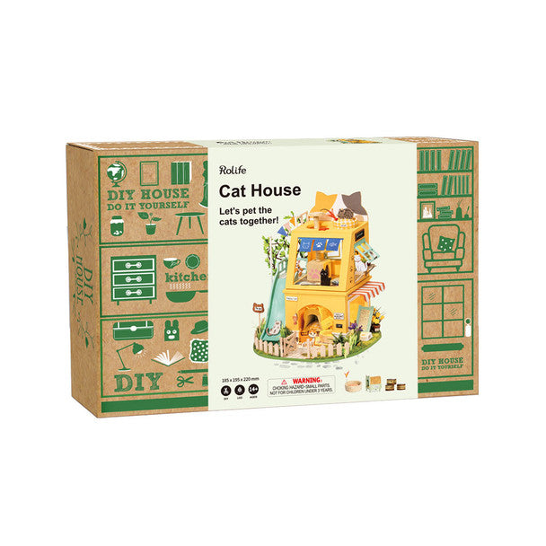 DIY Miniature House - Cat House - The Toy Station