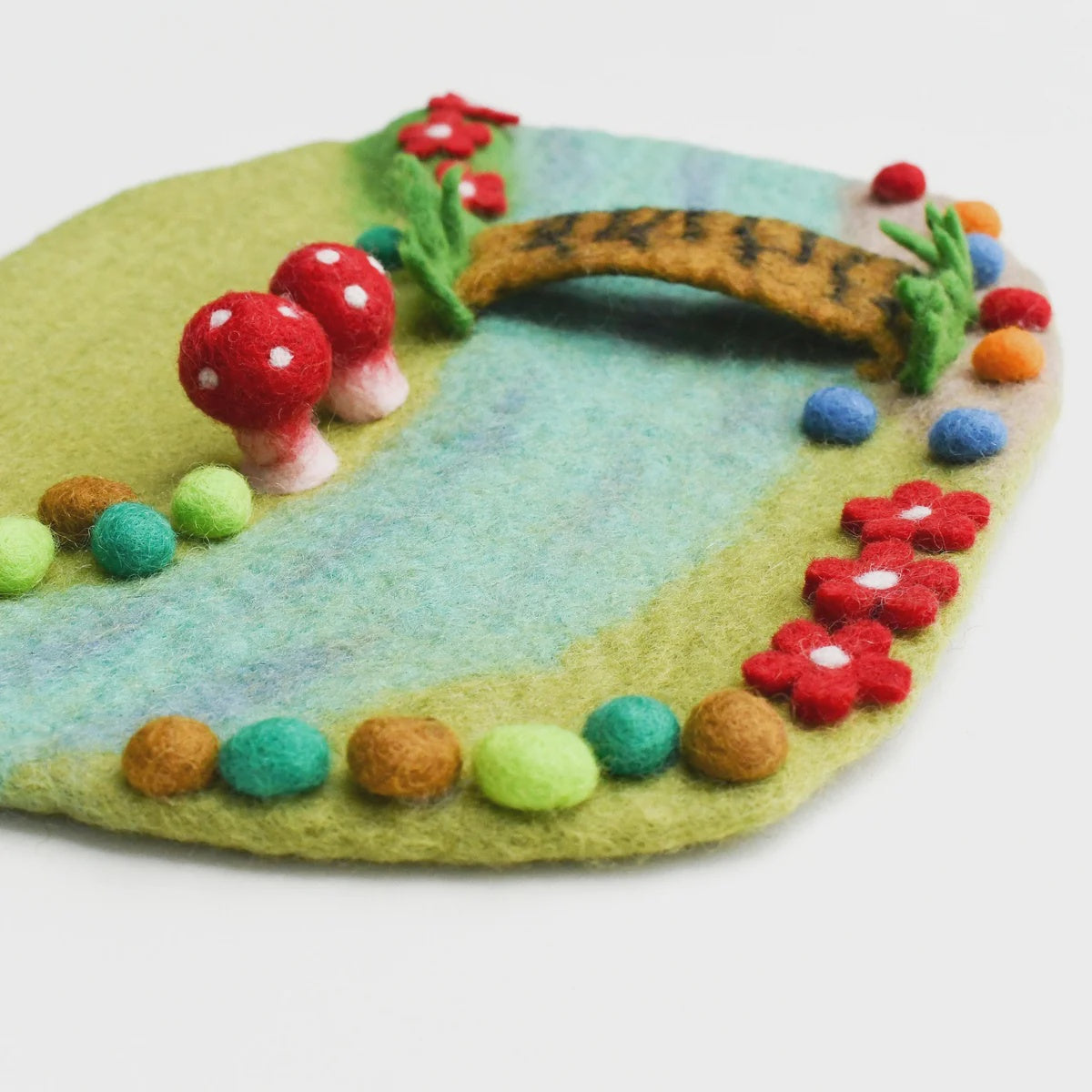 Fairy River and Bridge Play Mat Playscap