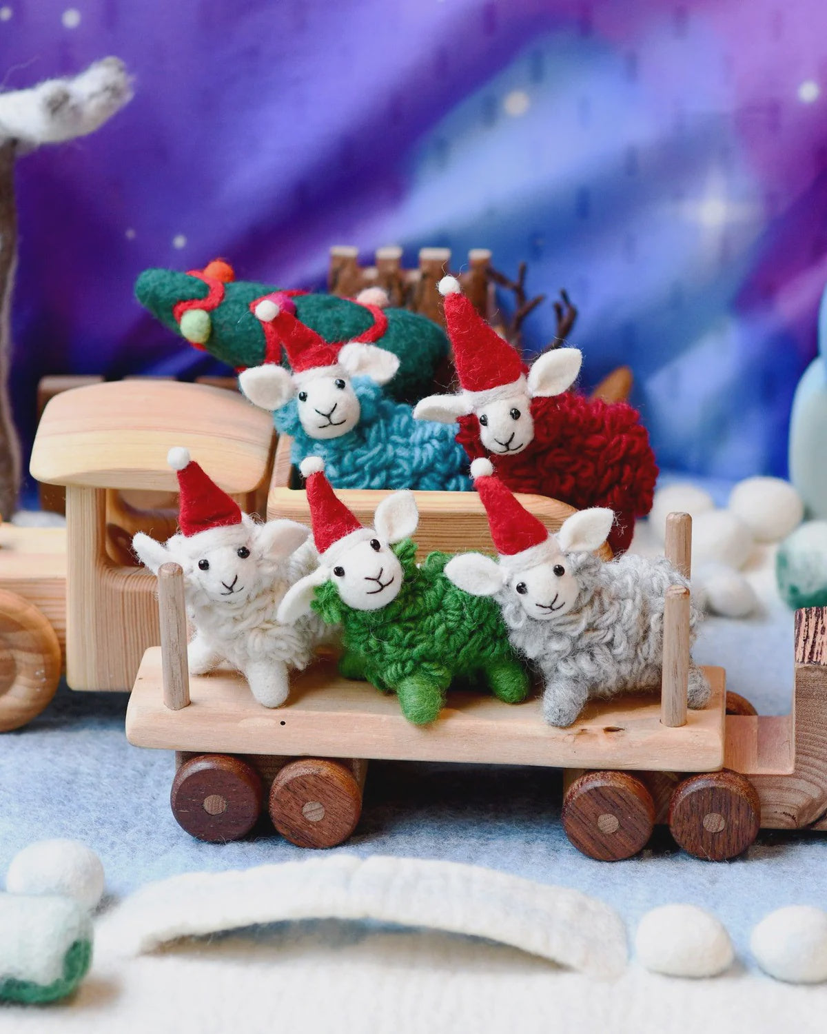 Sheep Christmas Ornament - Assorted Colours