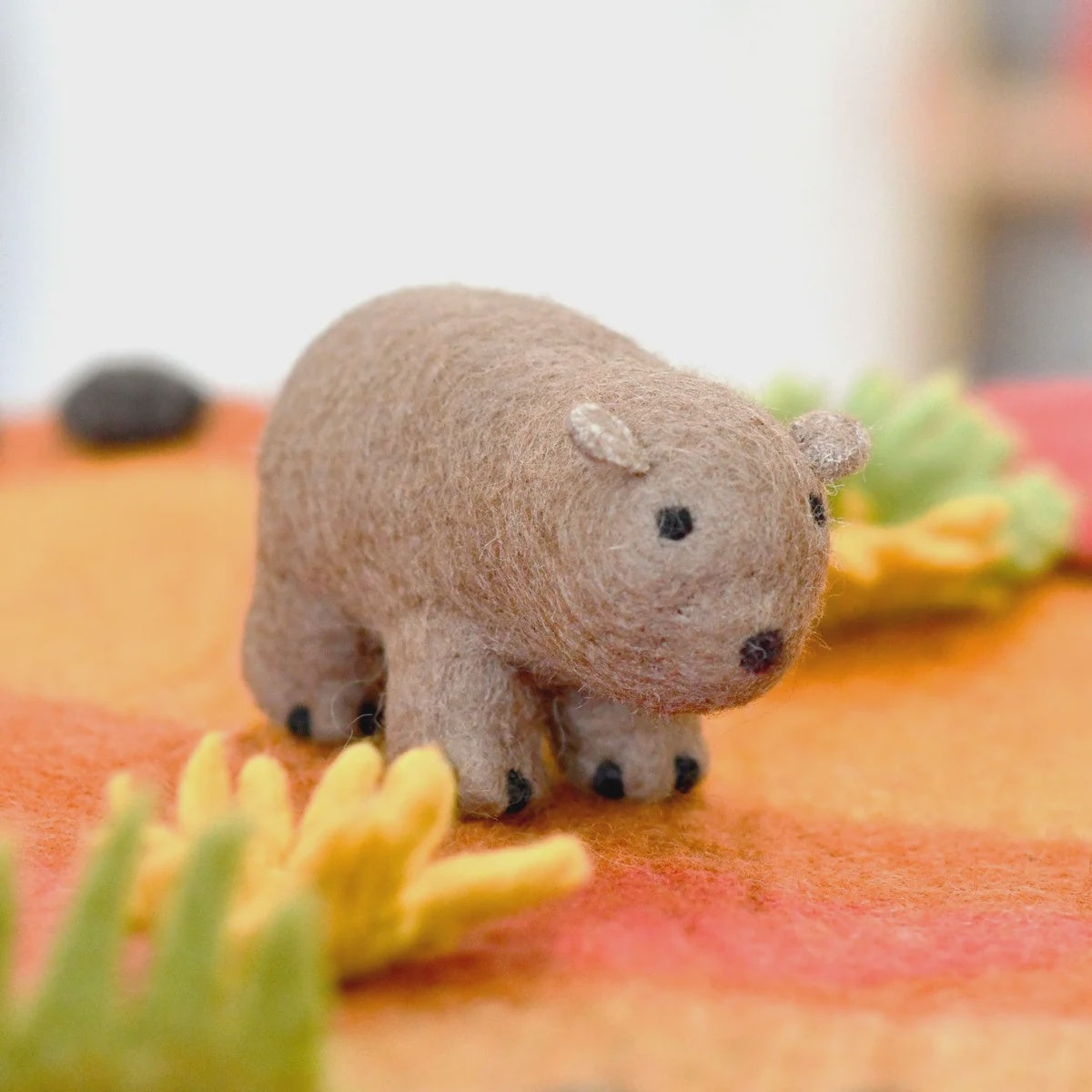 Felt Wombat Toy (Australian Animal)