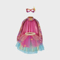 Super-duper Tutu, Cape & Mask, Pink & Gold Size 4-6