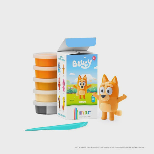 Hey Clay Bluey And Friends - Bingo