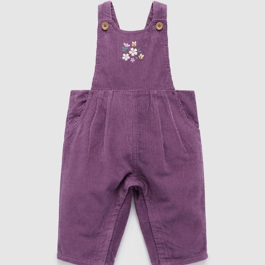 Corduroy Overalls - Heather