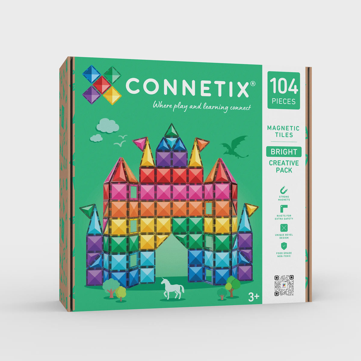 Connetix Bright Creative Pack 104 Piece