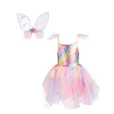 Rainbow Fairy Dress & Wings