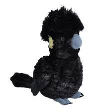 Cuddlekins Yellow Tailed Black Cockatoo - The Toy Station