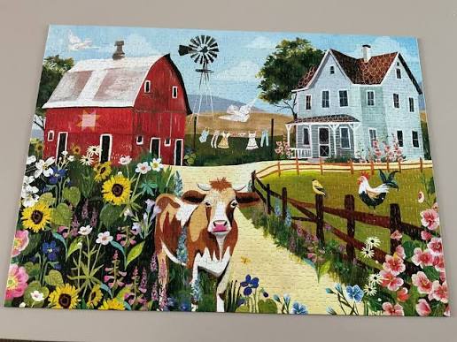 Werkshoppe Wildflower Farm 1000 Pc Puzzle