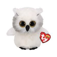 Beanie Boo Regular Austin White Owl - The Toy Station