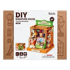 DIY Miniture House - The Muse Bookshop - The Toy Station