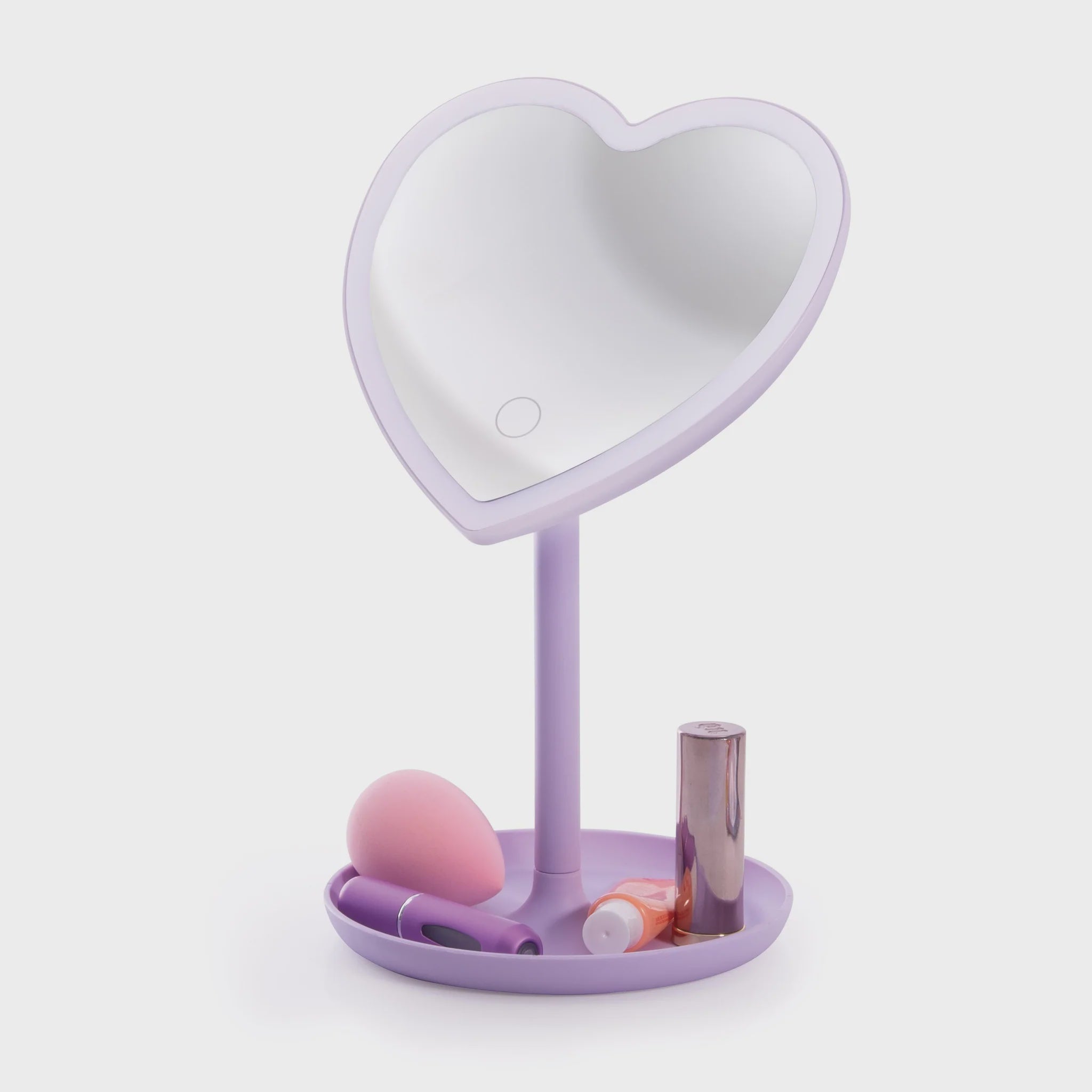 Light Up LED Heart Mirrow