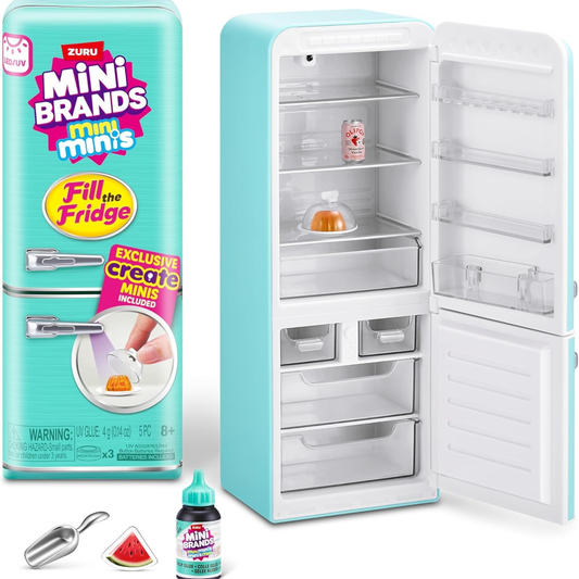 Mini Brands Fill the Fridge Playset