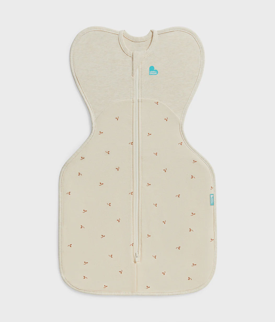 Love to Dream Swaddle Up 1.5T Stretch Cotton Fleece Oatmeal Twigs
