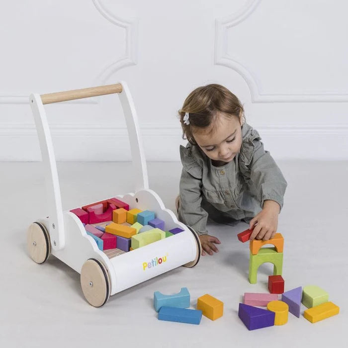 Rainbow Baby Walker & Puzzle - 45 Blocks