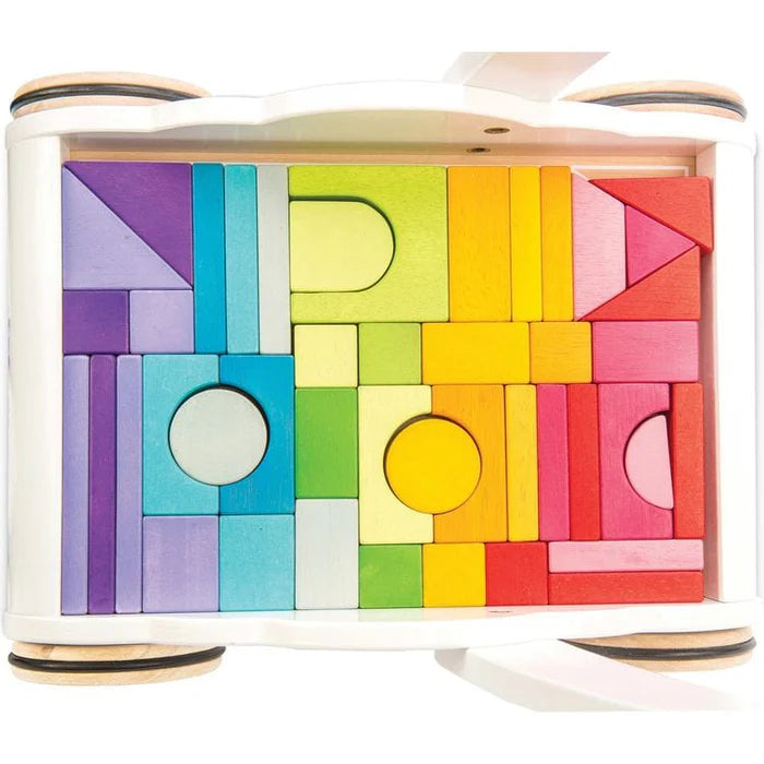 Rainbow Baby Walker & Puzzle - 45 Blocks