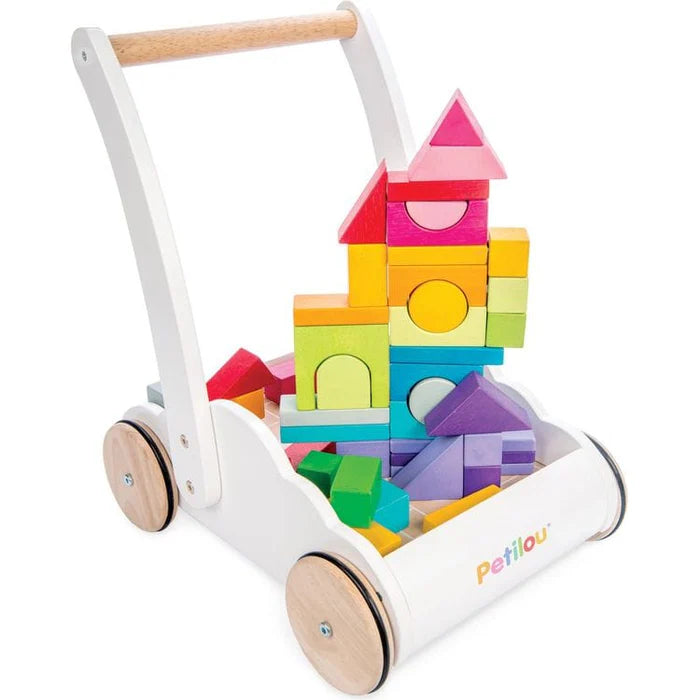 Rainbow Baby Walker & Puzzle - 45 Blocks