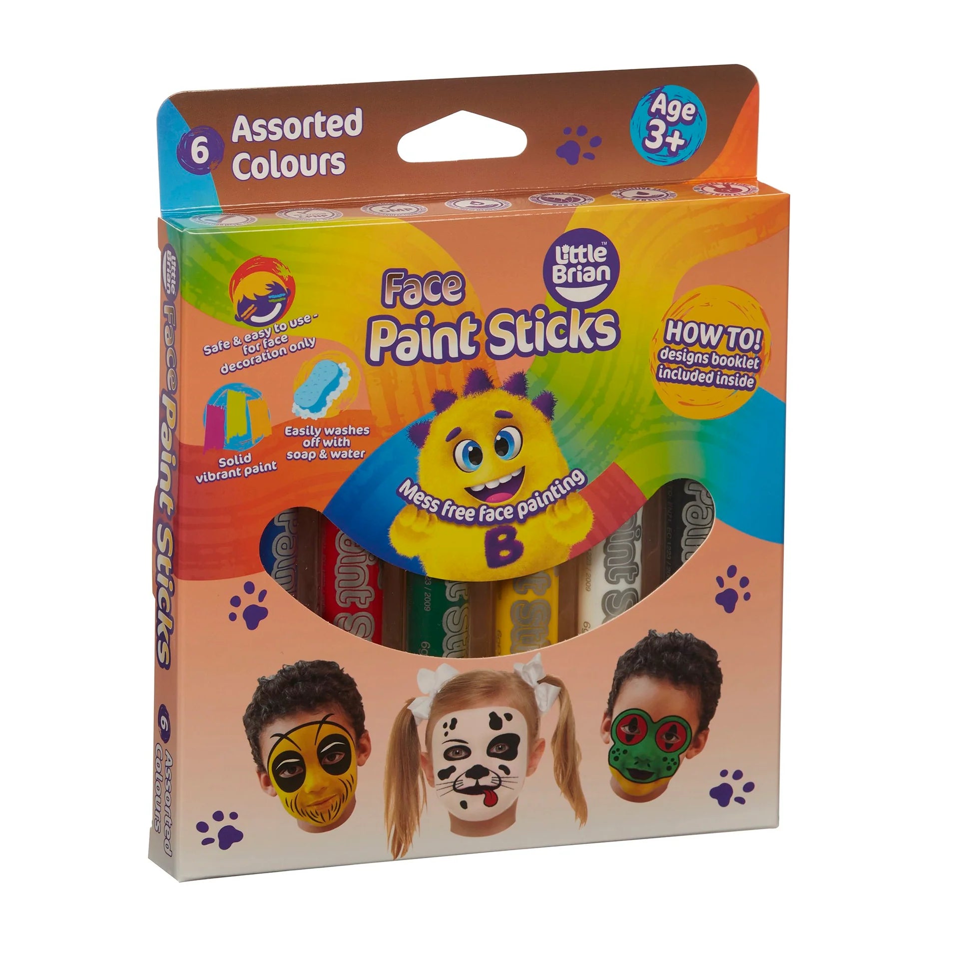 Little Brian Face Paint Sticks - The Toy Station