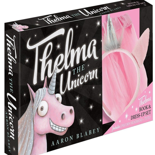 Thelma The Unicorn Boxed Costume And Book Set