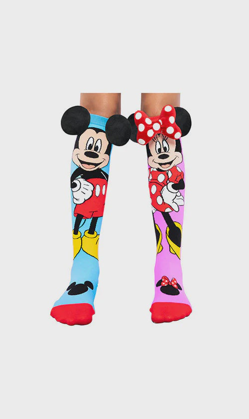Mickey and Minnie Socks Age 6-99