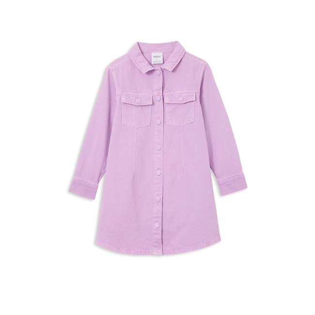 Lavender Denim Dress - The Toy Station