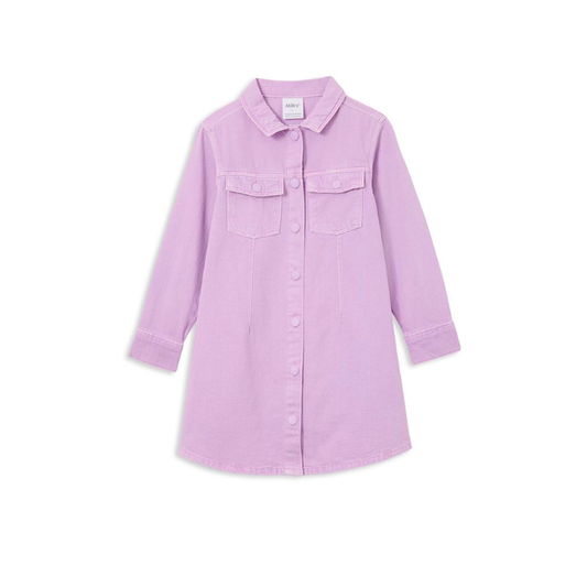 Lavender Denim Dress - The Toy Station