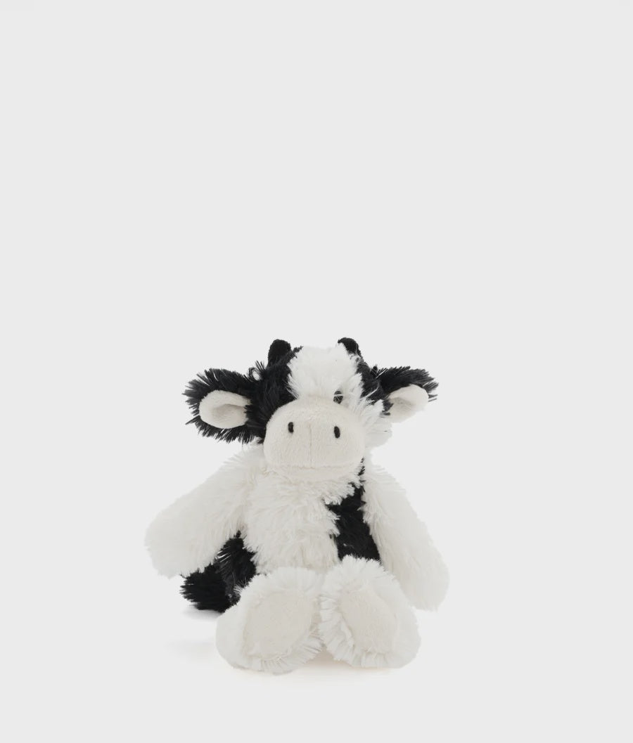 Mini Clover the Cow Rattle - Black - The Toy Station