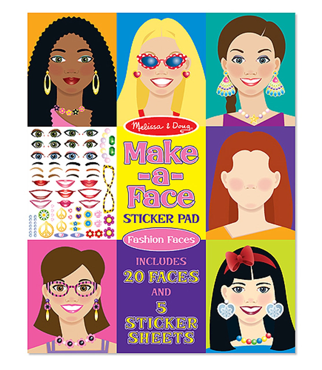 Melissa&Doug Make-a-Face Sticker Pad