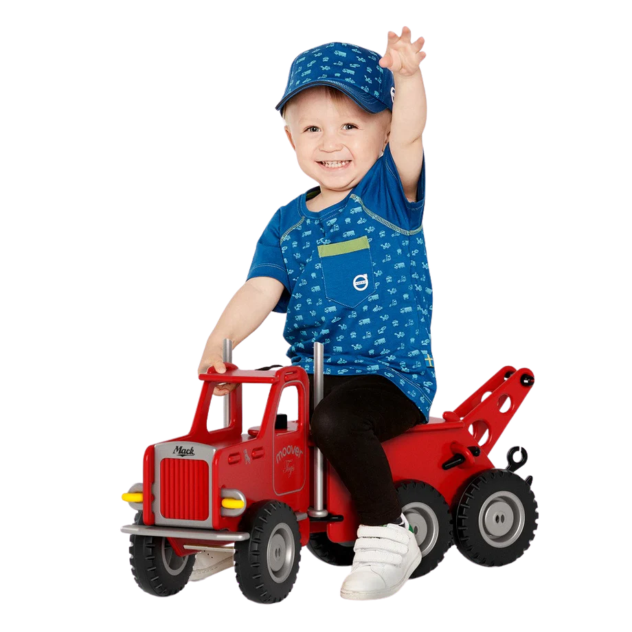 Moover Wooden Rideon Mack Truck - The Toy Station